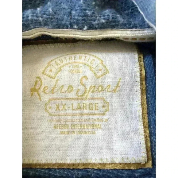 New England Patriots Reebok Retro Sport Brand Zip Sweatshirt Men’s XXL - Picture 4 of 6